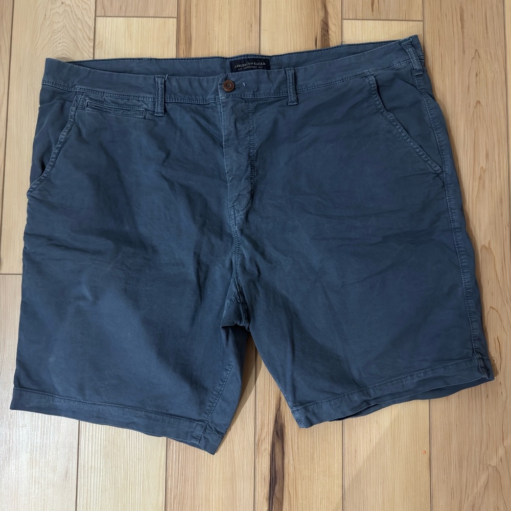 American Eagle Outfitters Gray Flat Front Shorts